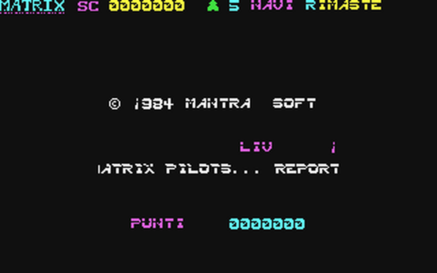 C64 GameBase Matrix Mantra_Software 1985