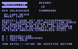C64 GameBase Maximillian_-_Der_Goldsucher 1985