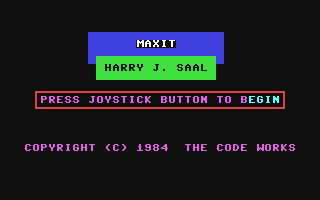 C64 GameBase Maxit Warner_Books,_Inc. 1984