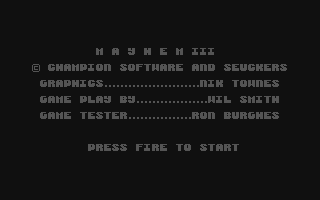C64 GameBase Mayhem_III Champion_Software