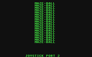 C64 GameBase Maze-Ball Rätz-Eberle_Verlag/Computer_Kontakt 1984