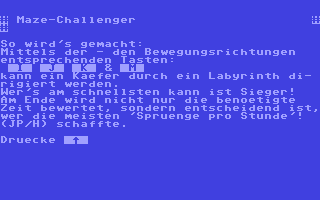 C64 GameBase Maze-Challenger Roeske_Verlag/Homecomputer 1983