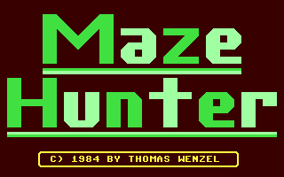 C64 GameBase Maze_Hunter Honksoft 1984