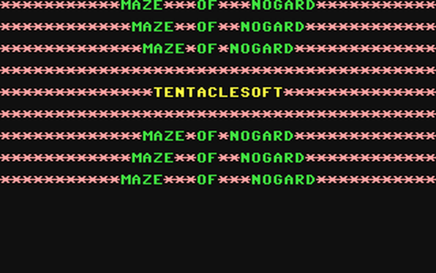 C64 GameBase Maze_of_Nogard Tentaclesoft