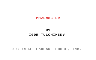 C64 GameBase Mazemaster CBS_College_Publishing 1985