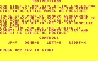C64 GameBase Mazey Interface_Publications/Virgin_Books 1984