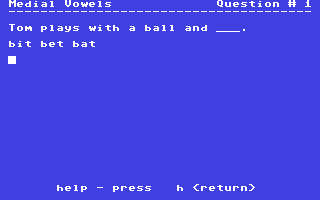 C64 GameBase Medial_Vowels Commodore_Educational_Software