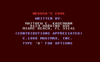 C64 GameBase Medusa's_Cave Magimax,_Inc. 1988