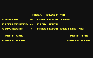 C64 GameBase Mega_Blast_90 Disk_User 1990