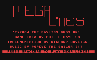C64 GameBase Mega_Lines (Public_Domain) 2004