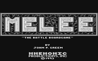 C64 GameBase Melee_-_The_Battle_Boardgame Mnemonic_Productions 1993