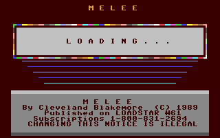 C64 GameBase Melee Loadstar/Softdisk_Publishing,_Inc. 1989