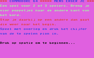 C64 GameBase Mens_erger_je Courbois_Software 1983