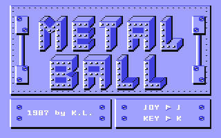 C64 GameBase Metal_Ball Verlag_Heinz_Heise_GmbH/Input_64 1987