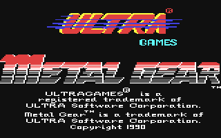 C64 GameBase Metal_Gear Ultra_Software/Konami 1990