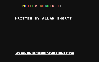 C64 GameBase Meteor_Dodger_II C+VG_(Computer_&_Video_Games_Magazine) 1985
