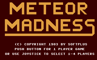 C64 GameBase Meteor_Madness Softplus 1983