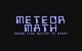 C64 GameBase Meteor_Math Reset_Magazine 2020