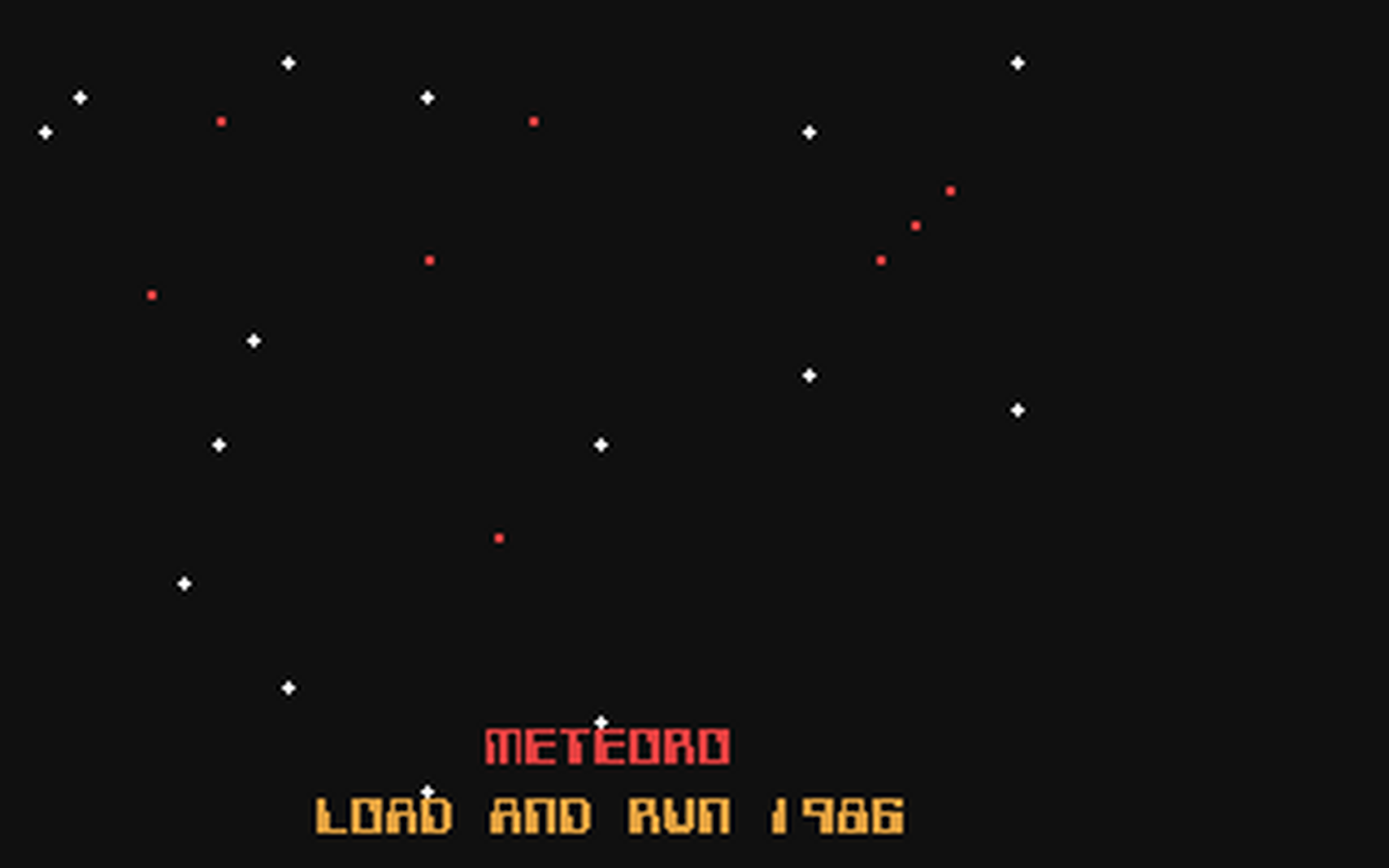 C64 GameBase Meteoro Load'N'Run 1986