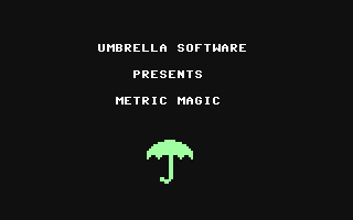 C64 GameBase Metric_Magic Umbrella_Software_Inc. 1983