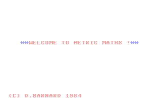 C64 GameBase Metric_Maths