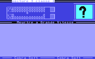 C64 GameBase Meurtre_a_Grande_Vitesse Cobra_Soft 1984