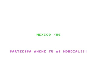 C64 GameBase Mexico_'86 Edizioni_Societa_SIPE_srl./Special_Program 1986