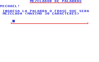 C64 GameBase Mezclador_de_Palabras Proedi_Editorial_S.A./Drean_Commodore 1986