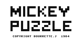 C64 GameBase Mickey_Puzzle Hebdogiciel 1984