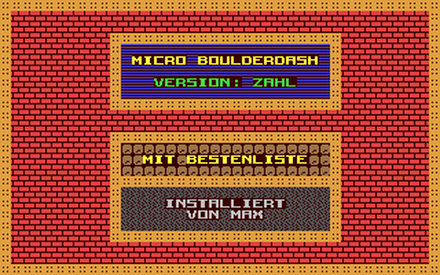 C64 GameBase Micro_Boulderdash_Zähl (Not_Published)