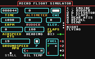 C64 GameBase Micro_Flight_Simulator Ahoy!/Ion_International,_Inc. 1985