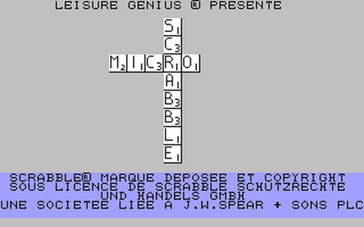 C64 GameBase Micro_Scrabble Leisure_Genius 1984