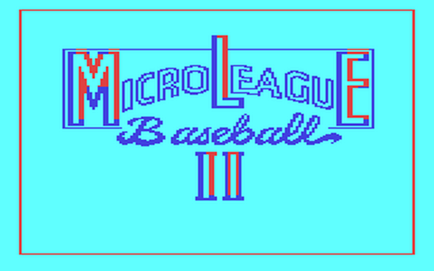 C64 GameBase MicroLeague_Baseball_II Microleague_Sports 1990
