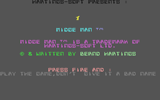 C64 GameBase Midge-Man Markt_&_Technik/Happy_Computer 1984