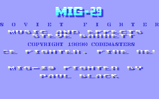 C64 GameBase Mig-29_Soviet_Fighter Codemasters 1989