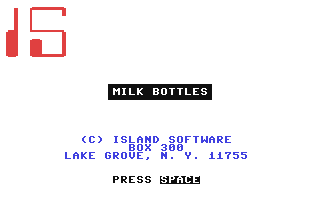 C64 GameBase Milk_Bottles Island_Software 1983