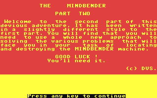 C64 GameBase Mindbender Gilsoft 1984