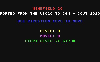 C64 GameBase Minefield_20 (Public_Domain) 2020
