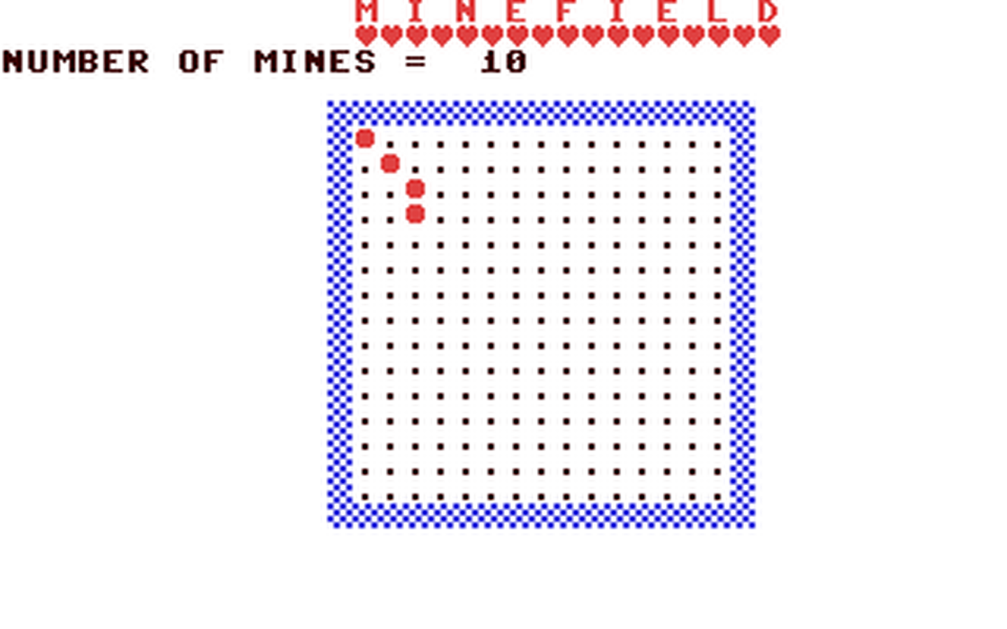 C64 GameBase Minefield Robtek_Ltd. 1986