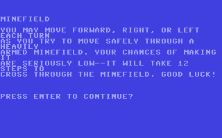 C64 GameBase Minefield Tab_Books,_Inc. 1981