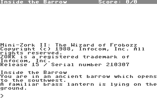C64 GameBase Mini-Zork_II (Public_Domain) 2021