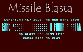 C64 GameBase Missile_Blasta The_New_Dimension_(TND) 2003