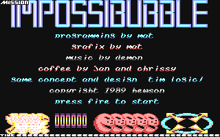 C64 GameBase Mission_Impossibubble Hewson_Consultants_Ltd. 1989