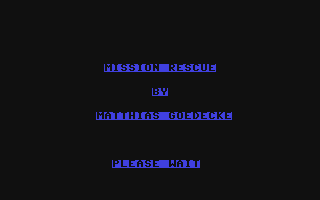 C64 GameBase Mission_Rescue Tronic_Verlag_GmbH/Compute_mit 1985