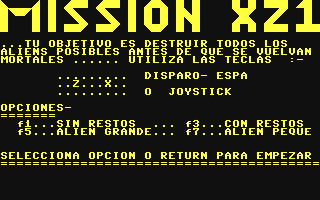 C64 GameBase Mission_XZ1 Sintax_S.A./Your_Computer 1986