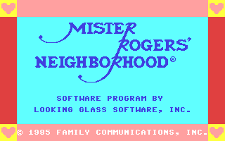 C64 GameBase Mister_Rogers'_Neighborhood_-_Many_Ways_To_Say_I_Love_You CBS_Software/Family_Communications,_Inc. 1985
