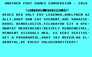 C64 GameBase Mitoszok_Gyemantja (Not_Published) 2018