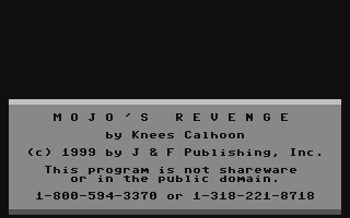 C64 GameBase Mojo's_Revenge Loadstar/J_&_F_Publishing,_Inc. 1999