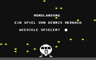 C64 GameBase Mondlandung Roeske_Verlag/Homecomputer 1983