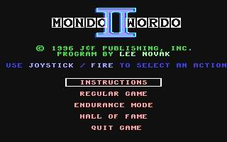 C64 GameBase Mondo_Wordo_II_-_Knees_Calhoon's_Revenge Loadstar/J_&_F_Publishing,_Inc. 1996